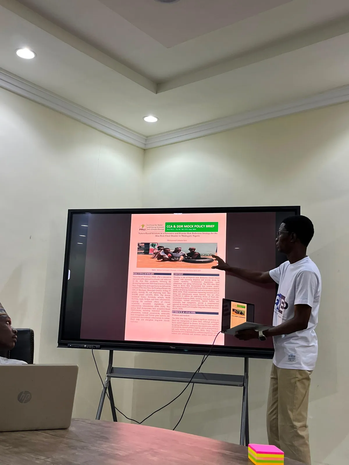 GNEP policy brief presentation on flood disaster prevention